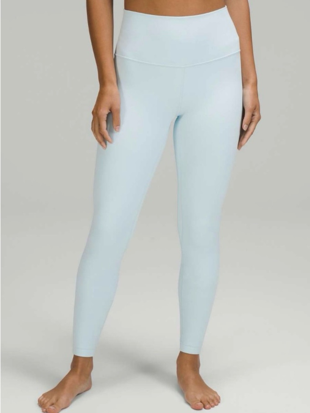 Lululemon High-Waist Light Blue leggings